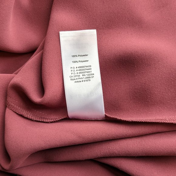 Aritzia Babaton Burke Off The Shoulder Blouse Dark Pink Size XS - Picture 9 of 9